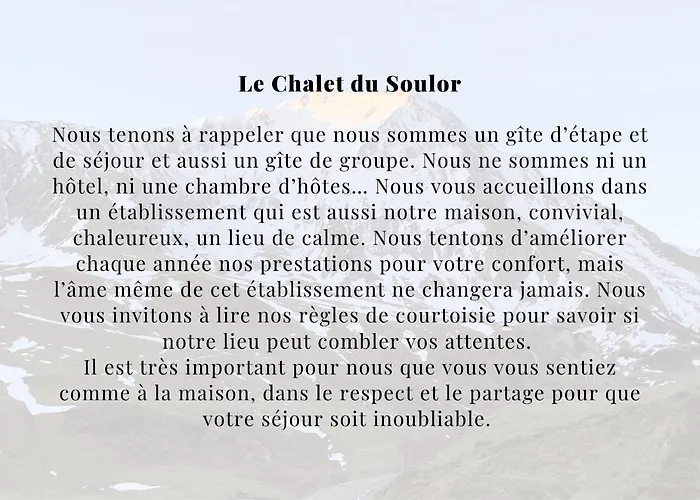Gite Chalet Du Soulor